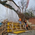 Počela izgradnja potpornog zida u ulici Deligradska u Leskovcu