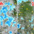 Na snazi meteoalarm za celu Srbiju: Pogledajte kako će se nevreme kretati do večeras