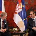 U Palati "Srbija" počeo sastanak predsednika Vučića i premijera Češke Fijale