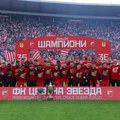 Fudbalerima Zvezde uručen šampionski pehar, ovako je izgledala proslava FOTO