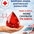 Apel za dobrovoljno davanje krvi: Potrebne A, O i B- krvne grupe
