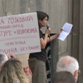 Umetnici protestuju ispred Ministarstva kulture: „Maja i Aja su do j*ja“