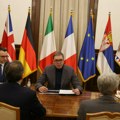 Vučić se sastao sa ambasadorima Kvinte i šefom Delegacije EU Kabinet predsednika posle sastanka:Svaka formalna reč bila bi…