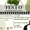 Prvi filmski festival na otvorenom „FesTo“ u Topoli