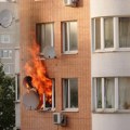 Ogroman požar u centru Beograda: Crn dim kuljao iz stana FOTO