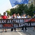 Protest u Beogradu: Studenti krenuli ka Prvom osnovnom javnom tužilaštvu