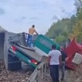 Jedna osoba poginula, petoro povređeno Stravična nesreća kod Zrenjanina: Sudarila se dva kamiona (foto, video)