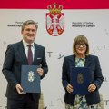 Maja Gojković predala dužnost novom ministru kulture Nikoli Selakoviću