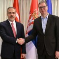 Vučić sa Fidanom: Srbija posebno pridaje značaj odnosima sa Turskom