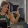Ćerka Goce Tržan grmi u teretani, na njoj topić sa trakama: Dok se "znoji" na traci pokazala koliko je zgodna!