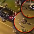 Uznemirujuće: Snimak brutalne tuče Srba u Budvi: Džipom prešao preko mladića koji je ležao na ulici (video)