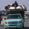 Palestinci beže iz Rafe, a lider Hamasa tvrdi da ta organizacija ostaje u Gazi