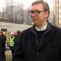 Predsednik Vučić obilazi radove na izgradnji bolnice "Tiršove 2"