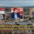 Da li je Čačak na prekretnici? Opozicija potpuno spremna za odlučujuću izbornu bitku