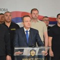Dačić optužio učesnike protesta na Slaviji za nemire posle završetka skupa: Privedena 23 lica