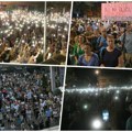 Građani osvetlili medijsku sliku Srbije na protestu ispred RTS-a: Javni servis tek u 20. minutu Dnevnika izvestio o ekološkom…