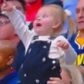 Jokićevu ćerku prikazali na video-bimu tokom utakmice, pogledajte njenu najslađu moguću reakciju