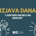 Izjava dana: “Ljudi nisu navikli na dijalog”