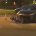 Devojku na motociklu pokosio automobil: Nesreća u Vlasotincu