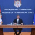 Danas vanredno obraćanje Vučića javnosti