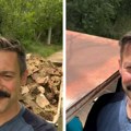 Selo i fizički rad ispunjavaju ga više od reflektora: Glumac zasukao rukave i čisti plac, nudi javno usluge