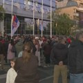 Protest ispred redakcije Nova.rs: "Opasno je uvoditi medijski mrak u Srbiji"