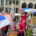 Pesme o srpskom Kosovu odjekuju Minhenom: Navijači Srbije grme (video)