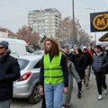 Studenti iz Leskovca krenuli pešaka u Bošnjace na proteste