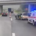 Zakucao se u signalizaciju na auto-putu: Nesreća na Milošu Velikom kod Ljiga, na licu mesta i Hitna pomoć (video)