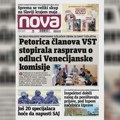 "Nova" piše: Kako su petorica članova VST stopirala raspravu o odluci Venecijanske komisije