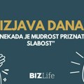 Izjava dana: „Nekada je mudrost priznati slabost“