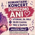 Humanitarni koncert na Trgu za Anu