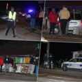 "Automobil uleteo u kafić , bilo je gostiju" Jezive slike nesreće kod Borče: Delovi vozila otpali od siline udara…