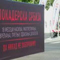 FOTO Crni kontejner "Blokaderska Srbija", hrana i voda u šatorima, postavljene i ograde: Pripreme za skup SNS u toku, oko…