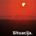 Nestvarna slika pomračenja sunca: Udovica slavnog pevača iz svog doma uslikala retku nebesku pojavu