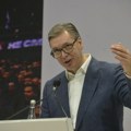 Vučić na predizbornom skupu u Prokuplju: Prosečna plata u Srbiji do 2027. biće veća od 1.400 evra