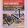 „Slika navodne naslovne strane „Informera“ koja se deli na društvenim mrežama najobičnija je laž“, poručuje OO SNS Sevojno…