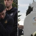 "Andro, ti nisi otišao, bio si veći od vremena": Delibašićev otac rasplakao igrače Partizana govorom na grobu