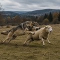 Vukovi sišli među kuće i kolju stoku: Kamera snimila dramatičan napad u toru Đorđa Tomovića