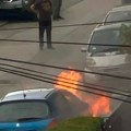 "Planuo je iz čista mira, a posle se čulo i pucanje": Izgoreo auto u Čačku, vatrogasci sprečili širenje vatre