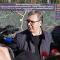 Predsednik Vučić obišao radove na izgradnji brze saobraćajnice „Osmeh Vojvodine”