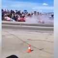 Užasan prizor u osijeku! Snimljen trenutak zabijanja automobila, publiku od njega delila samo metalna ograda! (video)