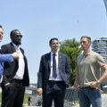 Bolt i Mali obišli Beograd na vodi FOTO/VIDEO