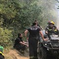 Kragujevački vatrogasci gase požar u Deliblatskoj peščari