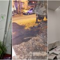 Pakao stanara u Zemunu: Pukla cev za vodu u Novogradskoj ulici, porodici zbog toga popucala kuća i ne smeju u nju