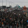 Mirno završena studentska blokada Mostarske petlje u Beogradu