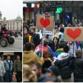 Sa četiri lokacije u centar Studenti u blokadi i građani koji ih podržavaju pristižu na protest zakazan za 16 časova…