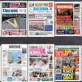 Naslovne strane današnjih novina: Prelistavanje štampe za subotu, 28. jun 2025. godine