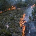 Veliki požar kod Šibenika: Vatrenu stihiju gasi više od 50 vatrogasca