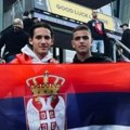 Mihina udovica sa sinovima navijala za Srbiju na Euru: Ponosno su razvili zastavu naše zemlje ispred stadiona